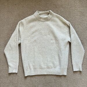 Men’s Uniqlo Mock Neck Ribbed Sweater, XL
